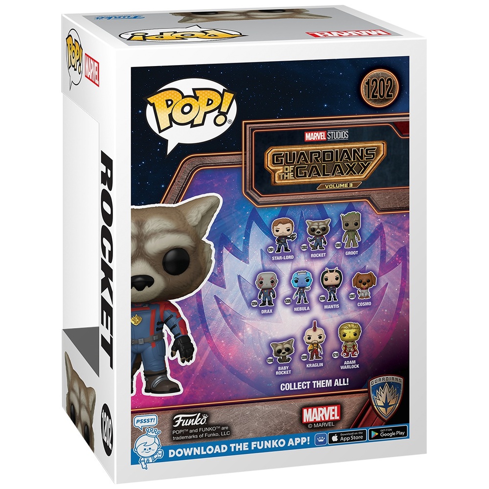 POP! Vinyl 1202: Marvel's Guardians of the Galaxy Volume 3 - Rocket