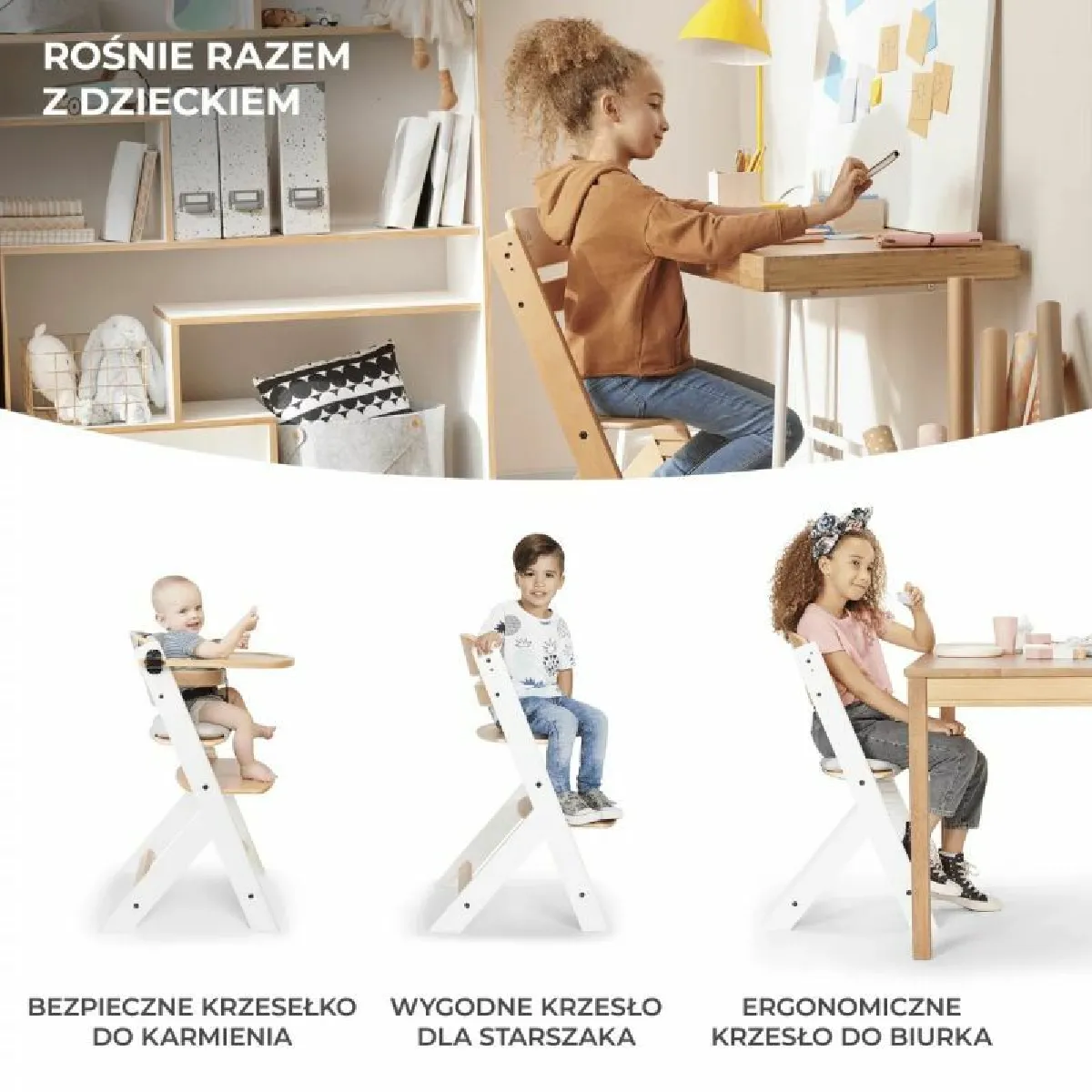 Kinderkraft Chaise Haute ENOCK