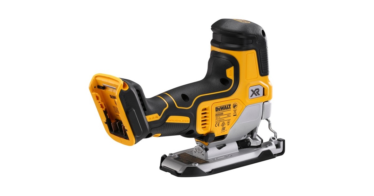 DEWALT18V XR Brushless Body grip accu-decoupeerzaag  (Geel/zwart, Incl. T-STAK Box II, accu en oplader niet inbegrepen)