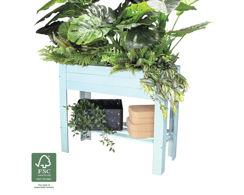 Verhoogd bed op palen Wagner System Green Box Light 83 x 34,5 x 70 cm Aquasplash
