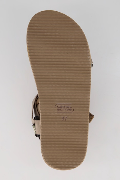 Camel Active, Trekking-Sandalen, Glanzoptik, Klettverschluss