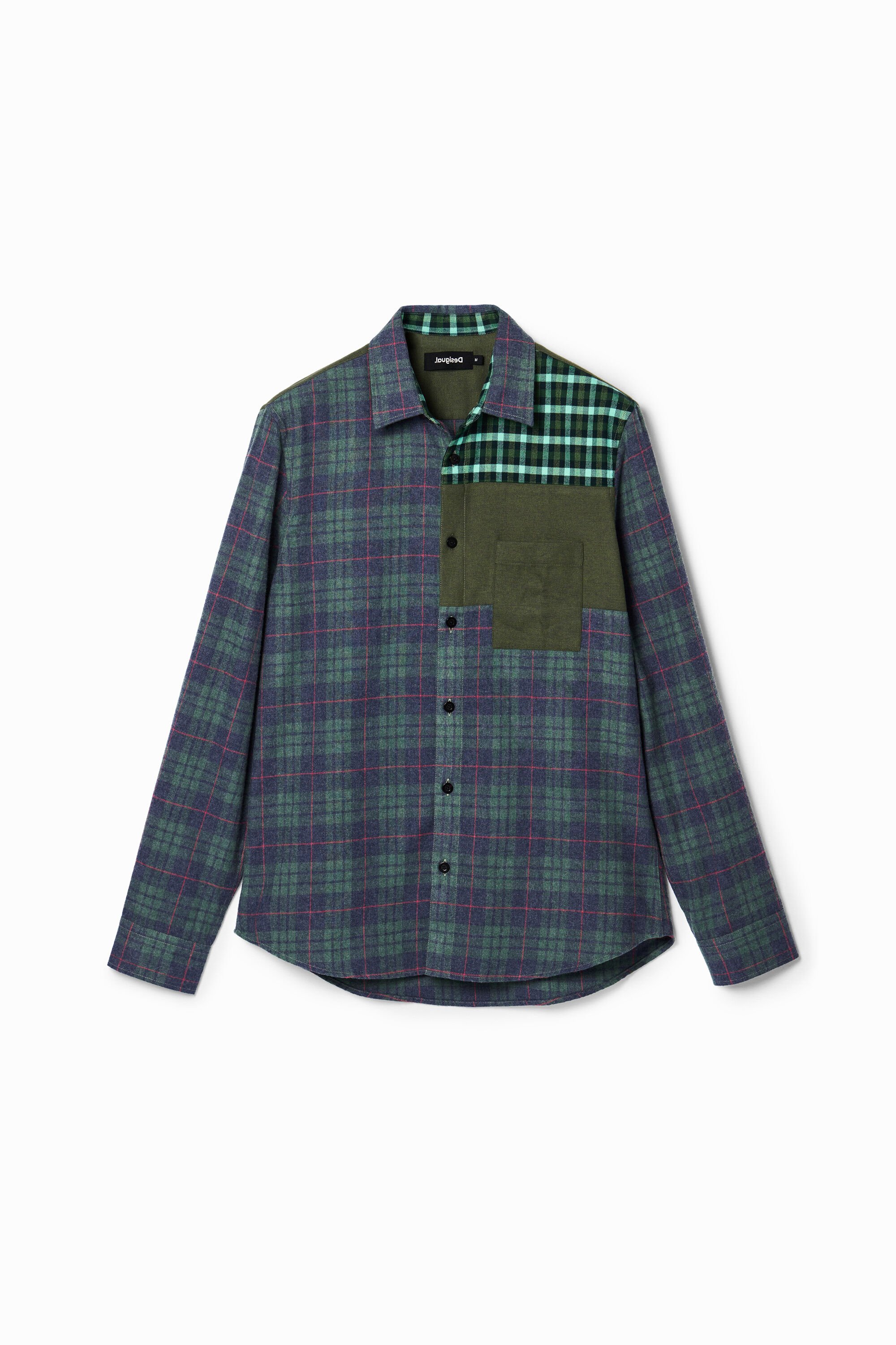 Camisa cuadros franela