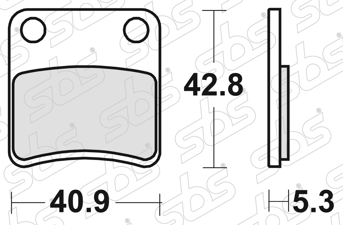 SBS - Plaquettes de frein 209 HF