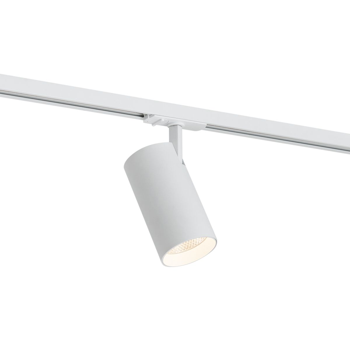 Moderne spot wit voor railsysteem 1-fase incl. LED - Iconic Mark