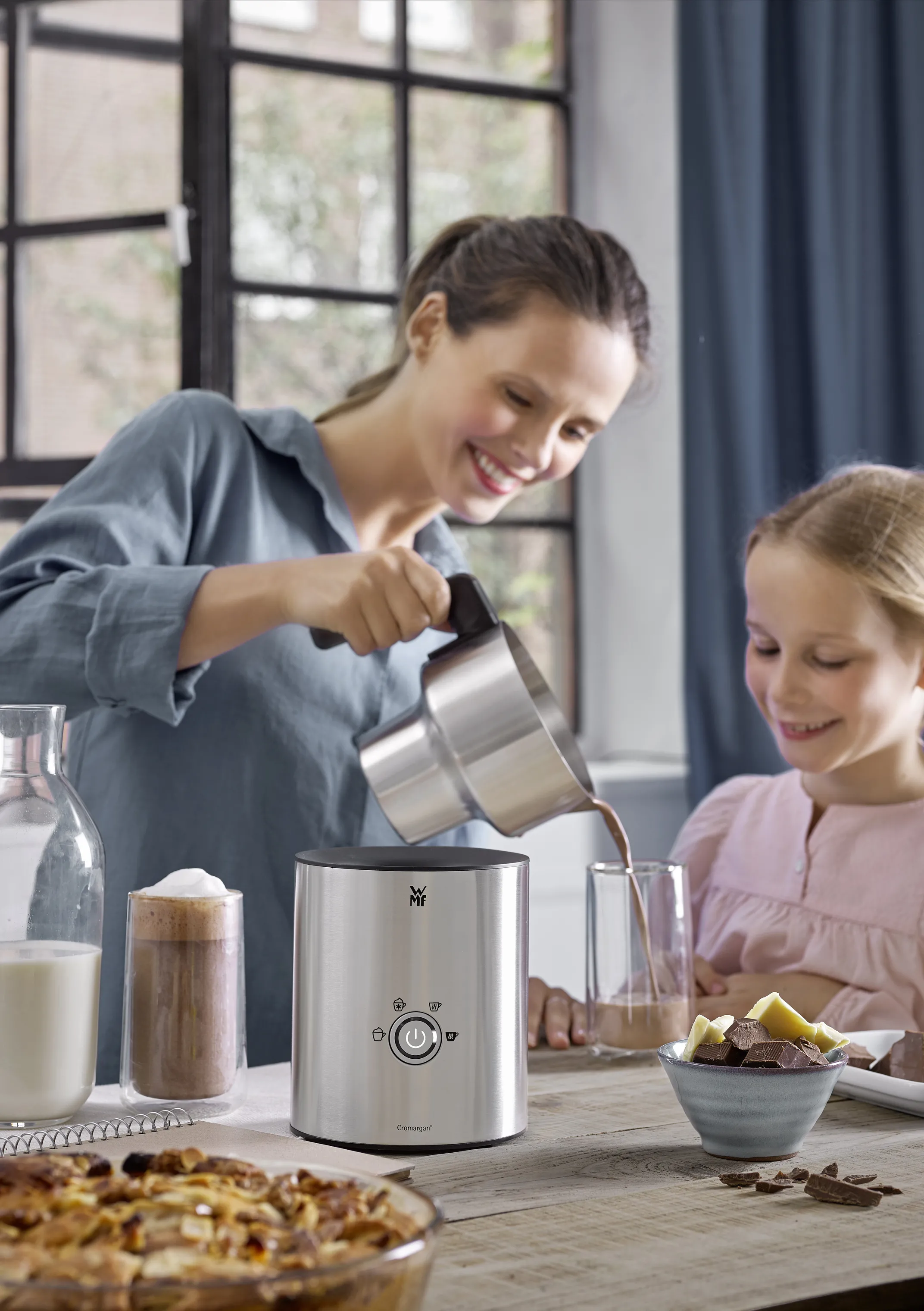 WMF lono Milk&Choc Mælkeskummer m. chokoladefunktion