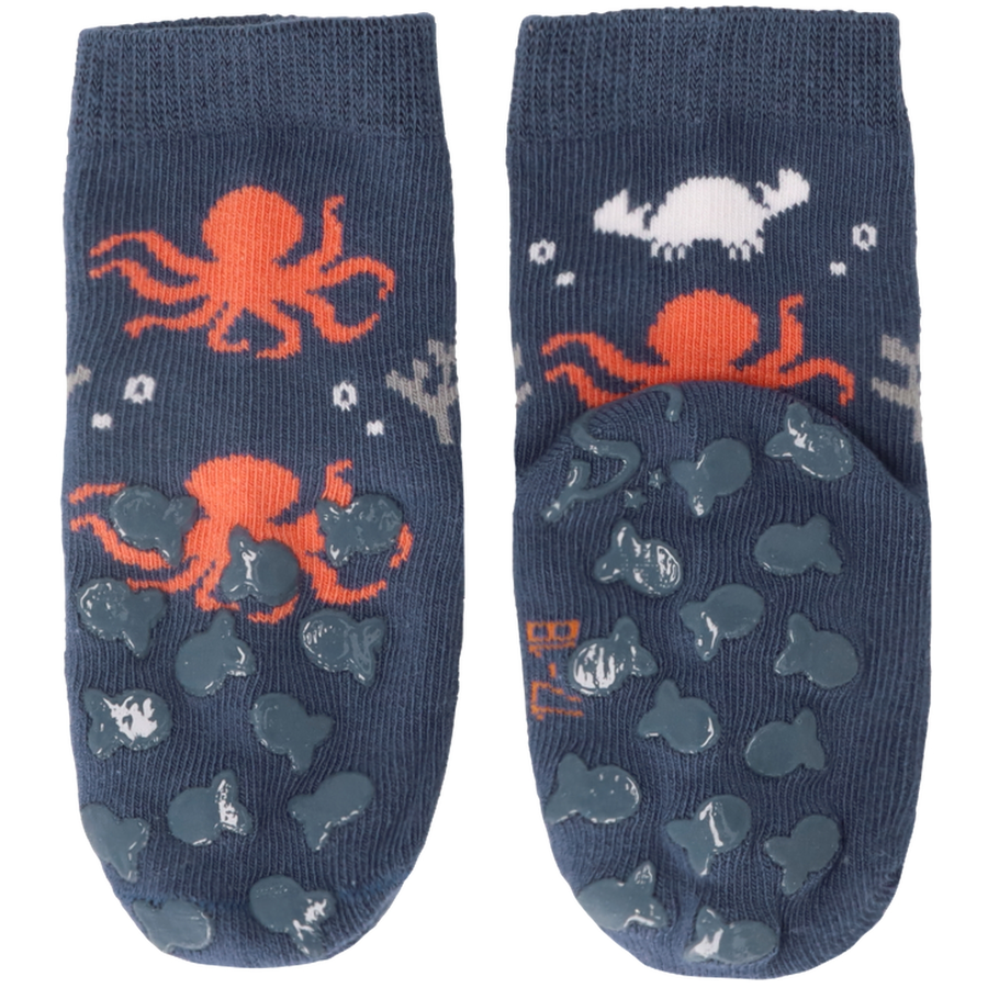 Sterntaler ABS-Krabbelsocken DP Wal blau