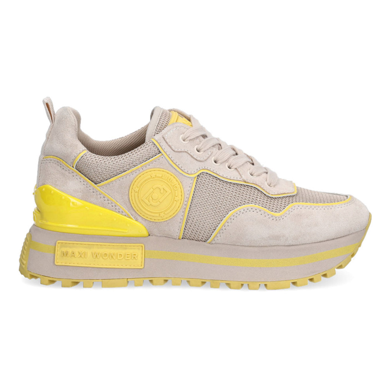 Liu-Jo Sneakers en Cuir Félicie beiges