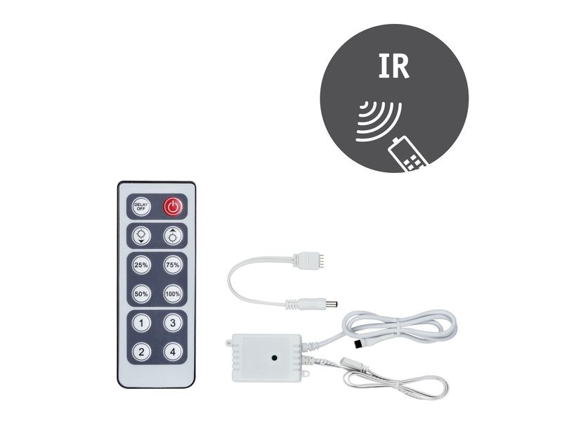 Paulmann Controller MaxLED, inkl. Fernbedienung Einfarbige MaxLED Strips schalten und steuern