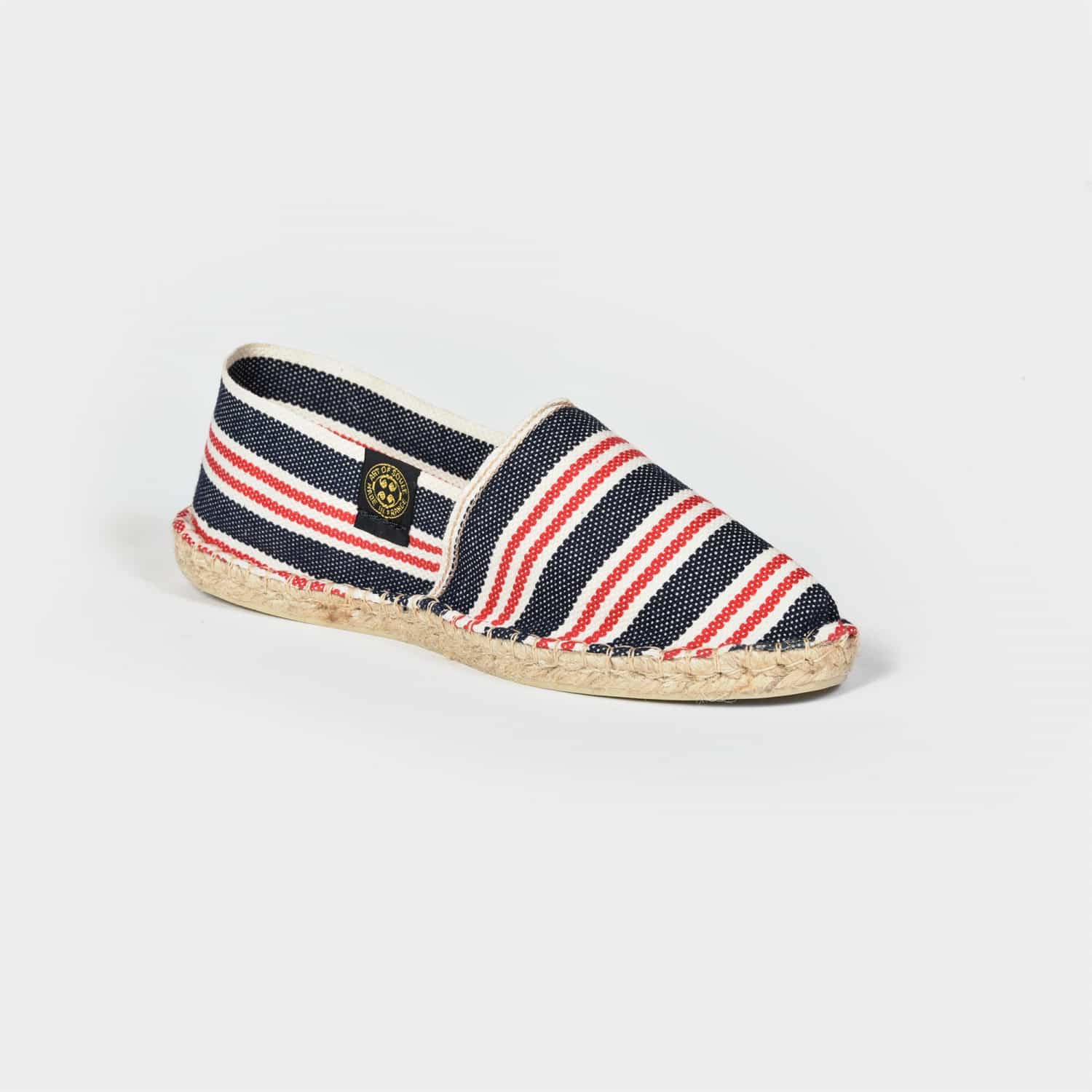 LA 1901 - Espadrilles rayées | Rouge