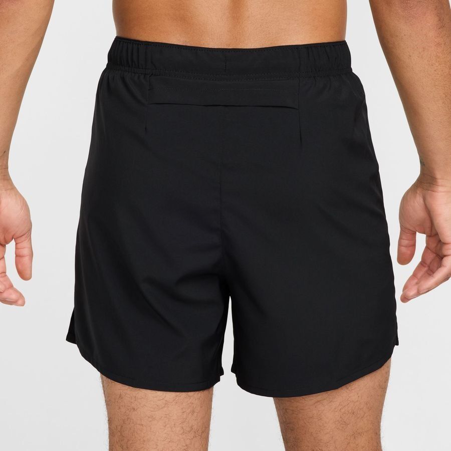 Nike Short Running Dri-FIT Challenger 5'' 2 EN 1 - Noir/Argenté