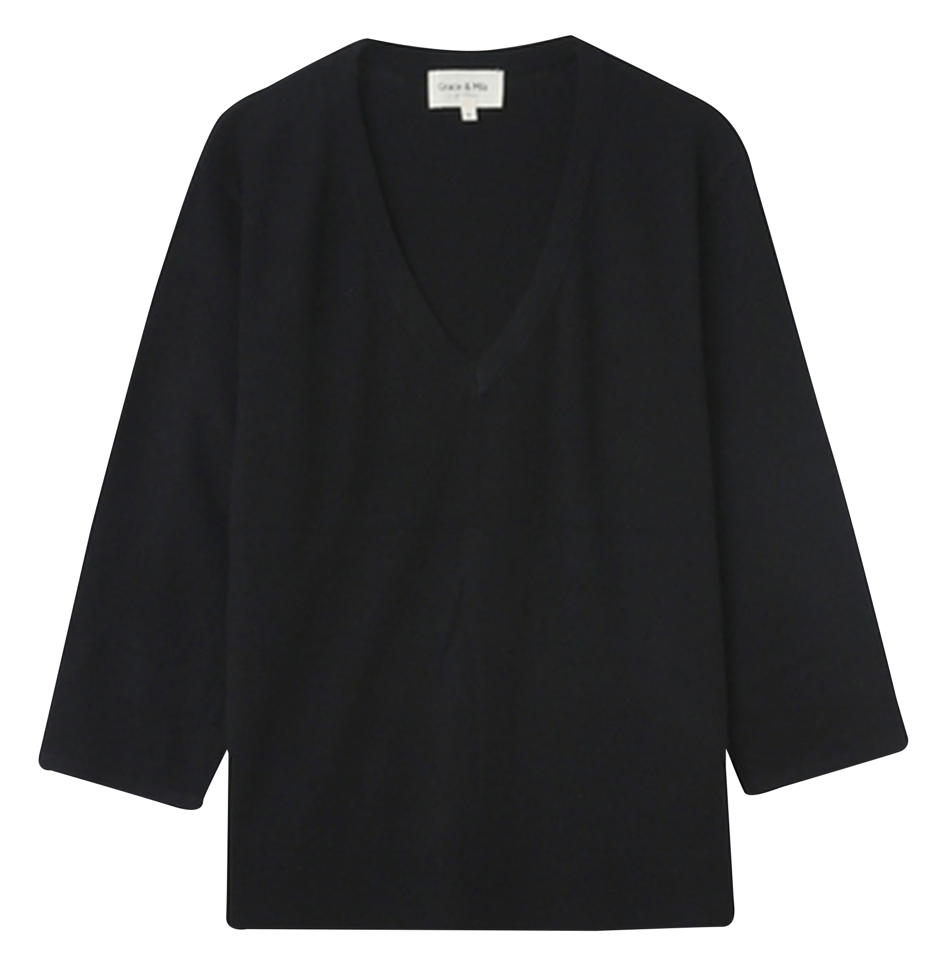 NAIVE - Pull col V| Noir