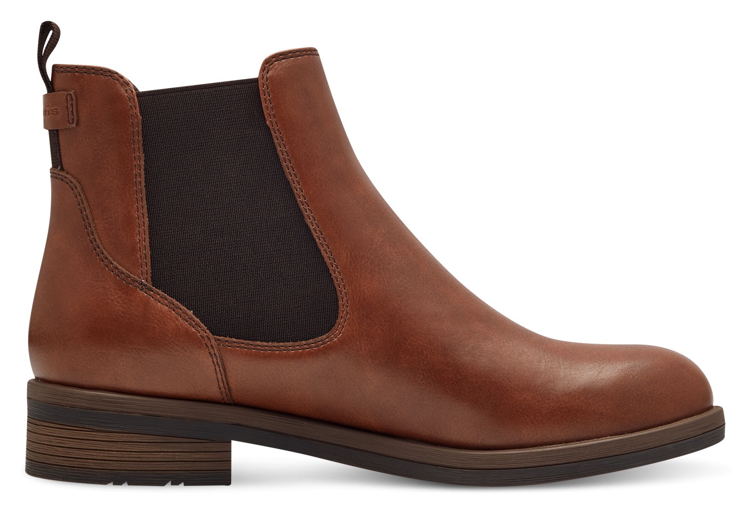Tamaris Chelseaboots  , Blockabsatz, Stiefelette, Businessschuh, Schlupfschuh, Anziehlasche