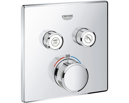 GROHE douchekraan met thermostaat GROHTHERM SMARTCONTROL chroom 29124000