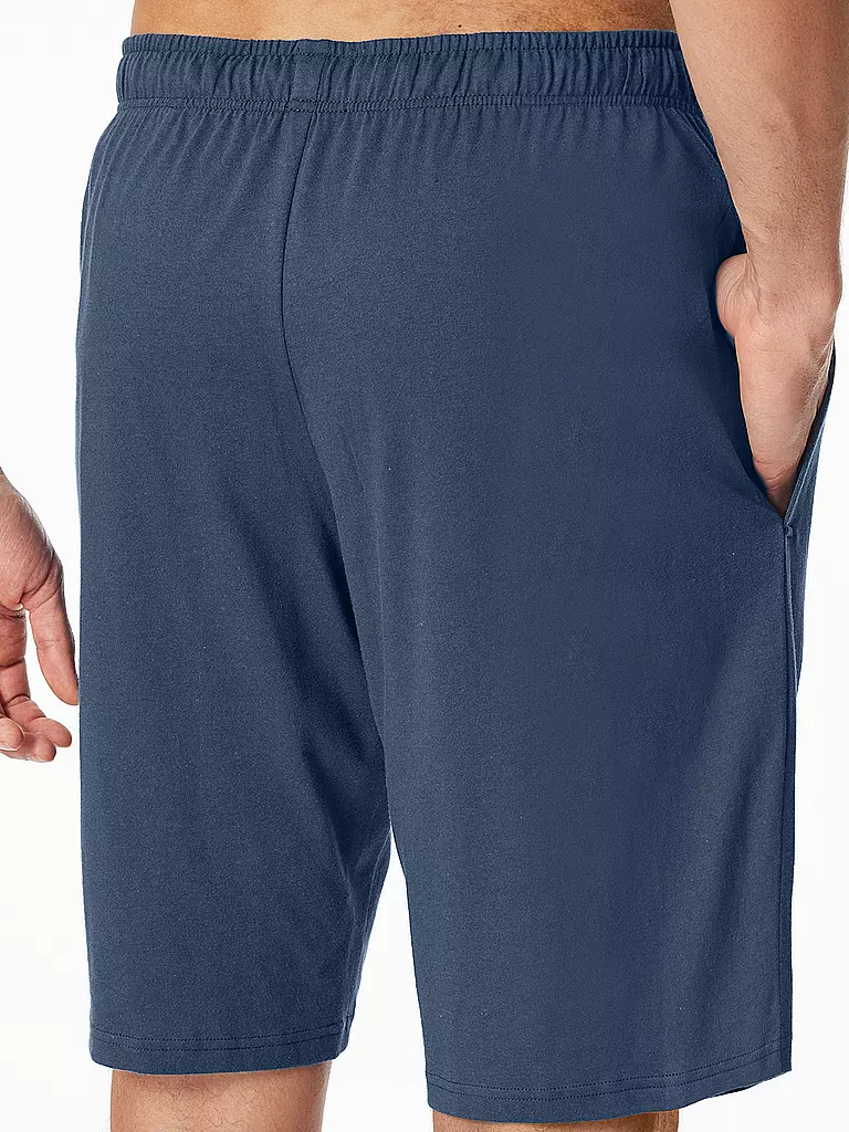 SCHIESSER Pyjama Shorts MIX + RELAX blau