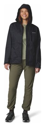 Veste Imperméable Columbia Pouring Adventure III Noir Femme