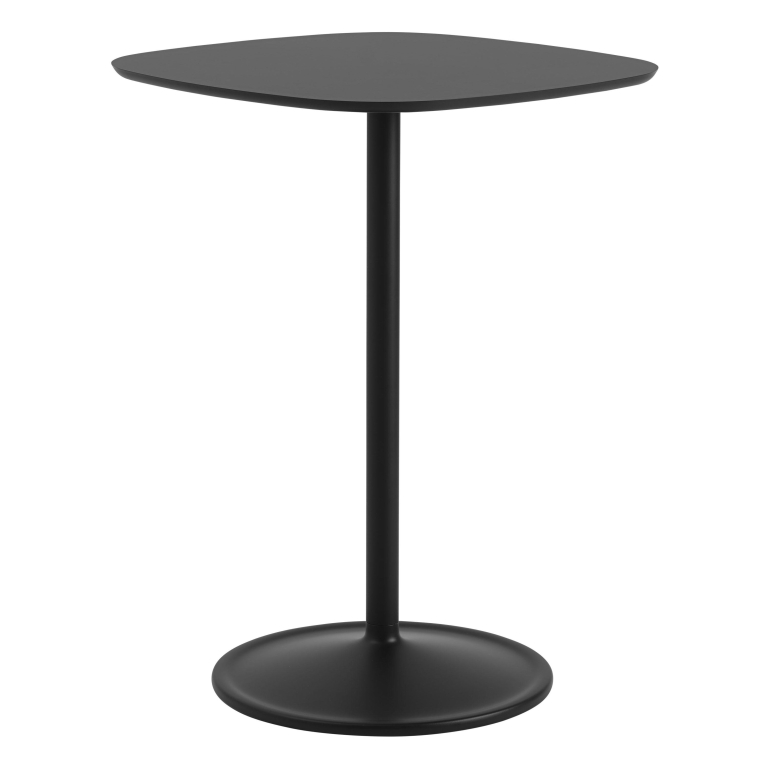 Muuto Soft Café tafel 70x70x95 Black Nanolaminate