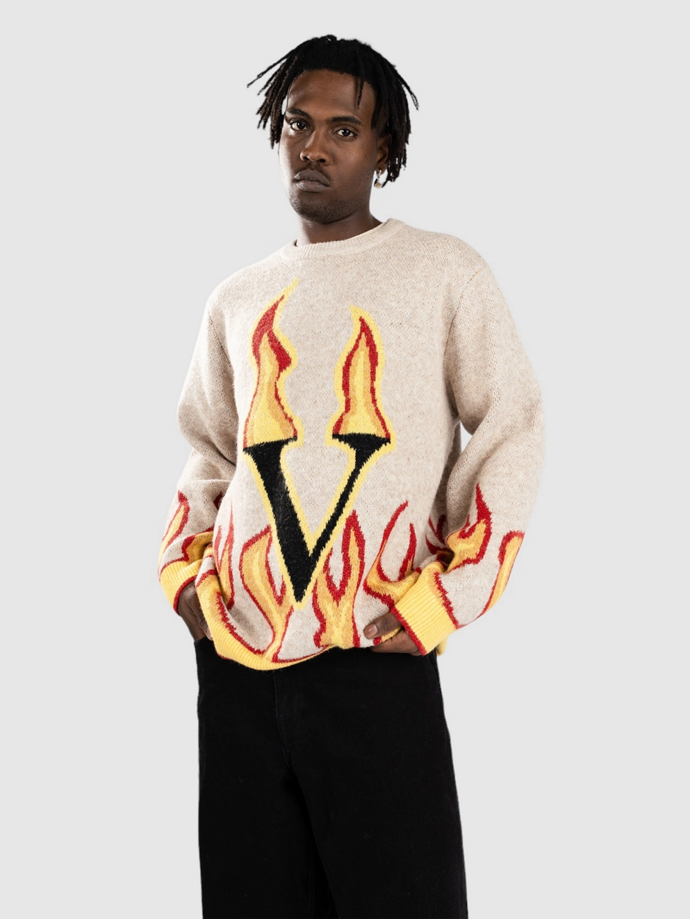 Volcom Fergadelic Pullover dirty white