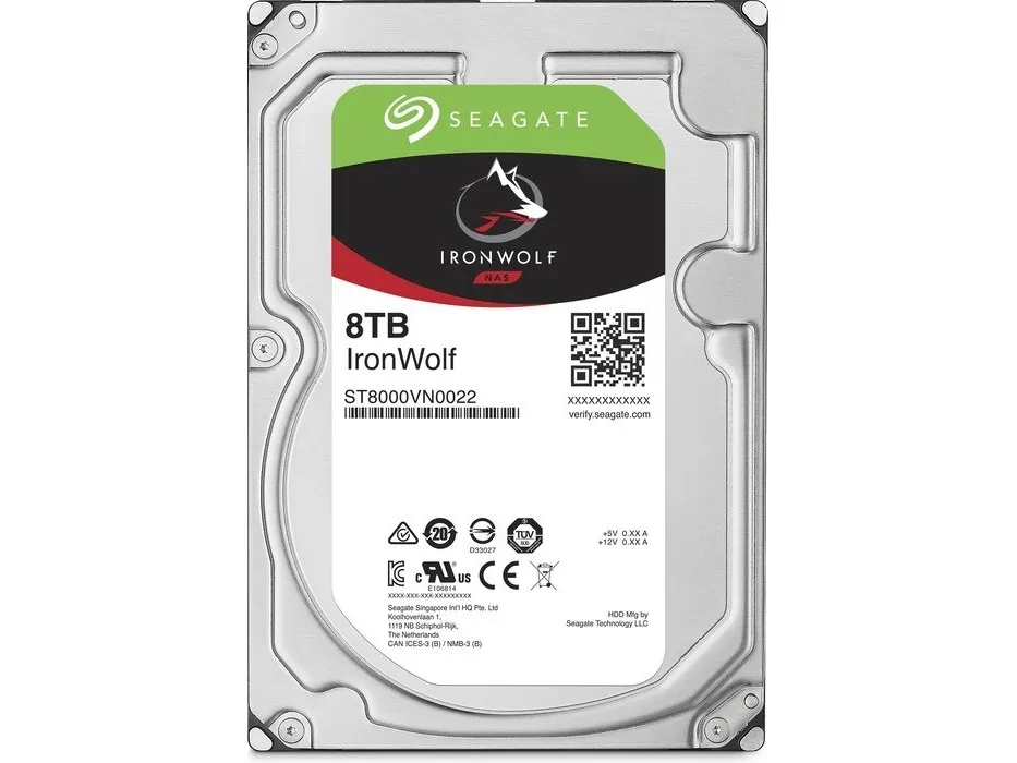 Seagate IronWolf ST8000VN004 - Harddisk - 8 TB - intern - 3,5