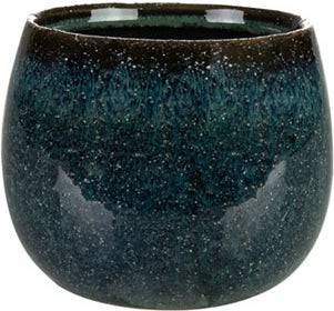 TS bloempot Odile groen / blauw D 12 H 9 cm