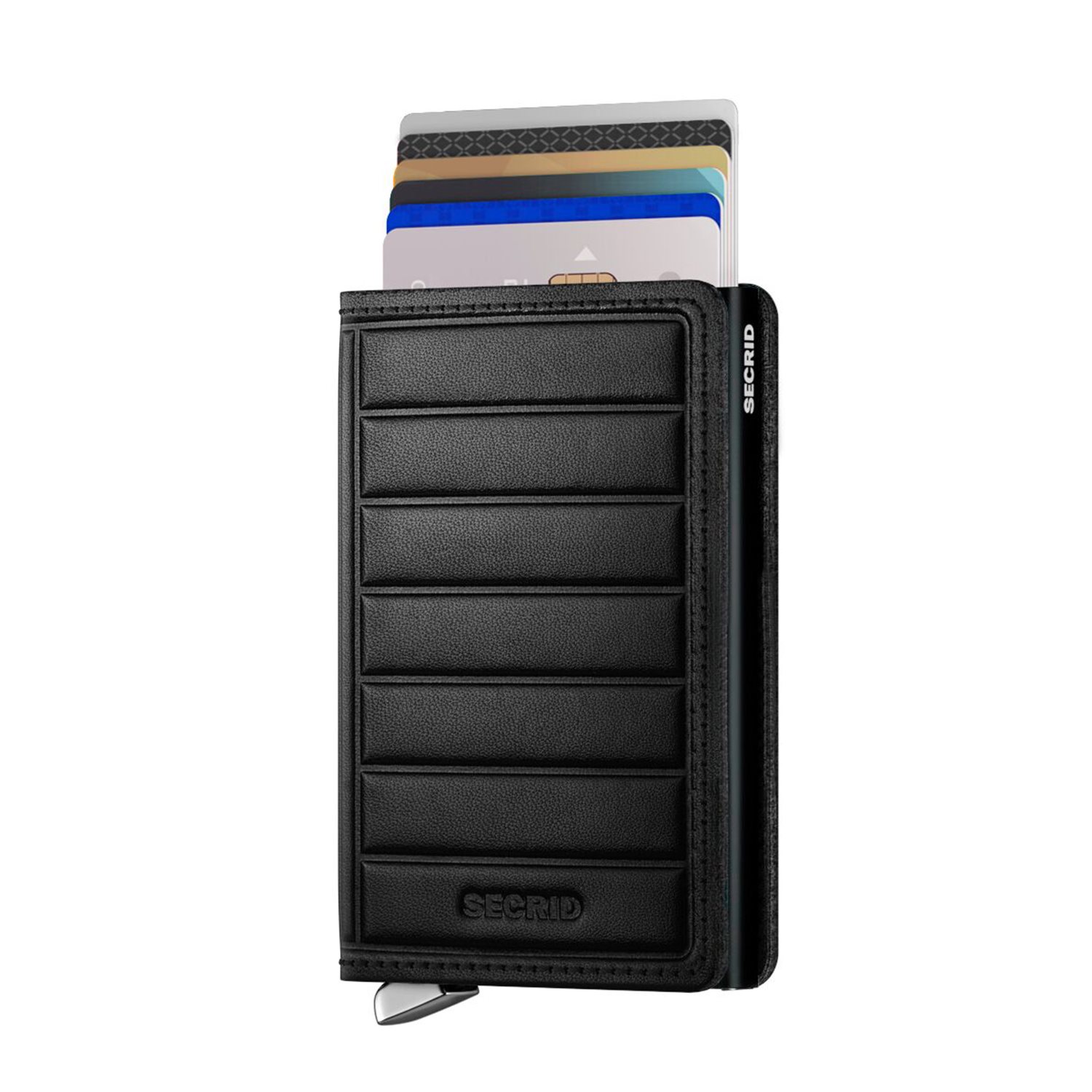 Secrid Slimwallet Portemonnee Emboss Lines black