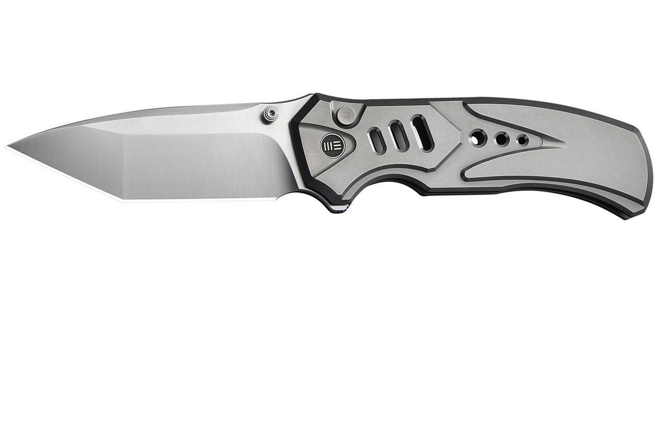 WE Knife Zentron WE24094-2 Satin Böhler M390, Gray Titanium, zakmes