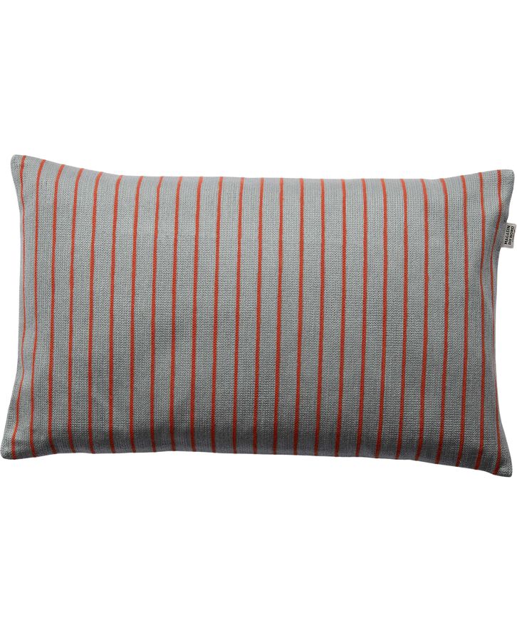 Magasin du Nord Collection STRIPE/LYSEGRÅ-ORANGE, PYNTEPUDE