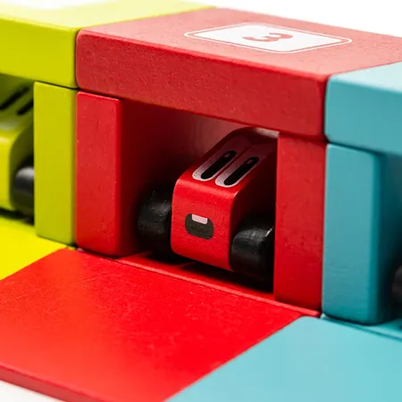 Cubika Holzbaukasten «Bright Racing»