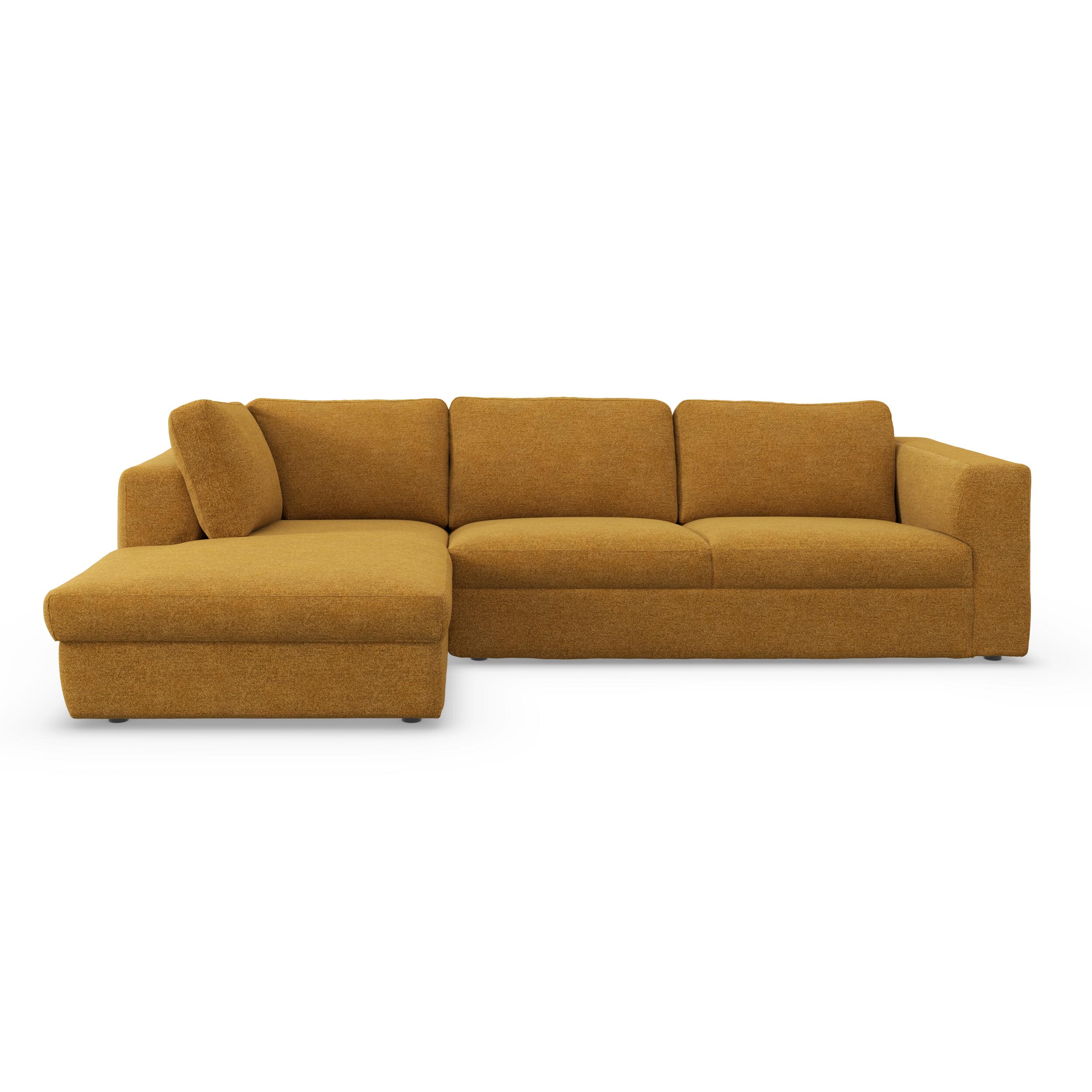 Lean venstrevendt sofa med chaiselong