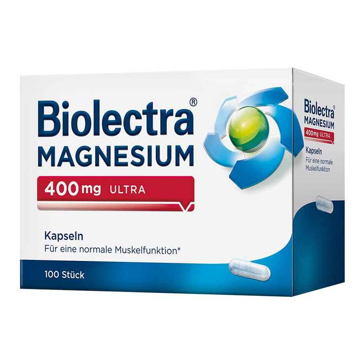 Biolectra Magnesium 400 mg ultra Kapseln, 100 St