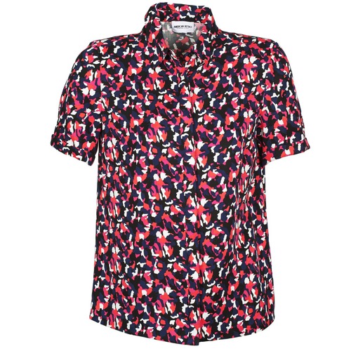 American Retro - NEOSHIRT - Noir / Rose / Orange