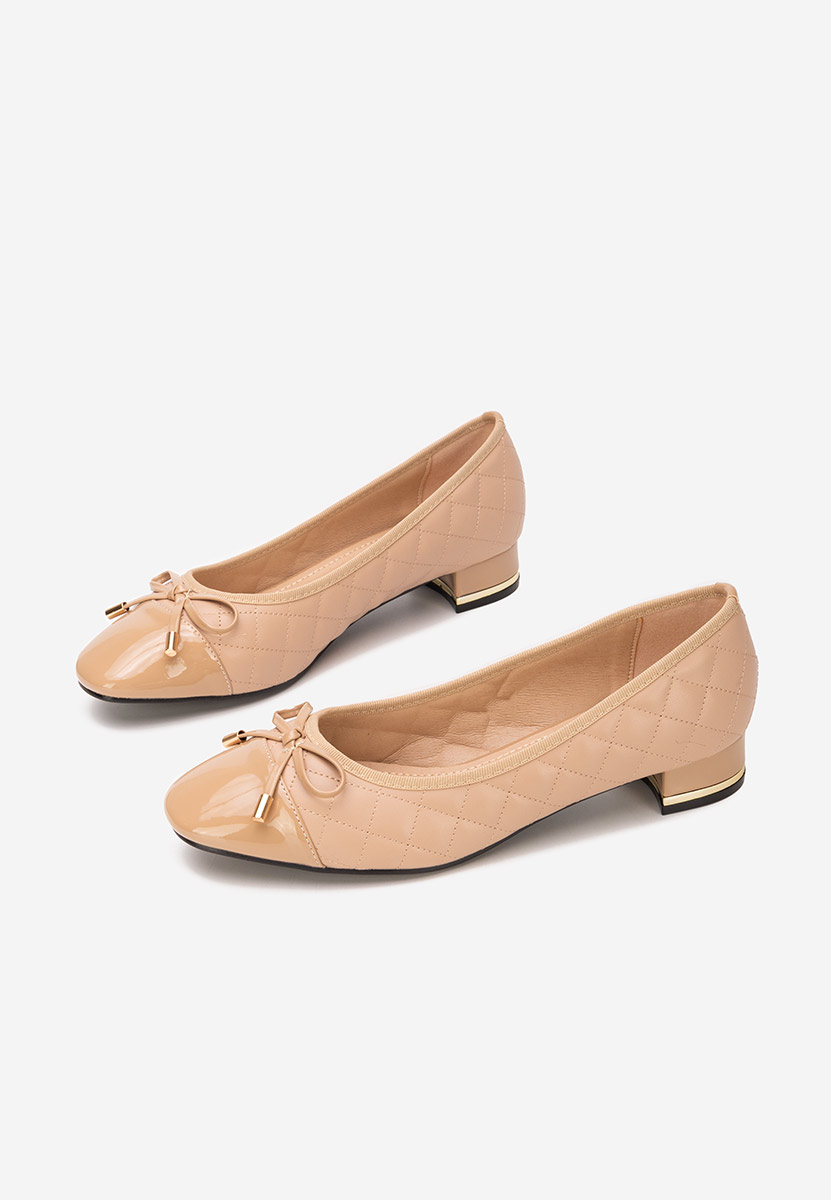Chaussures à petit talon beige Toya V2
