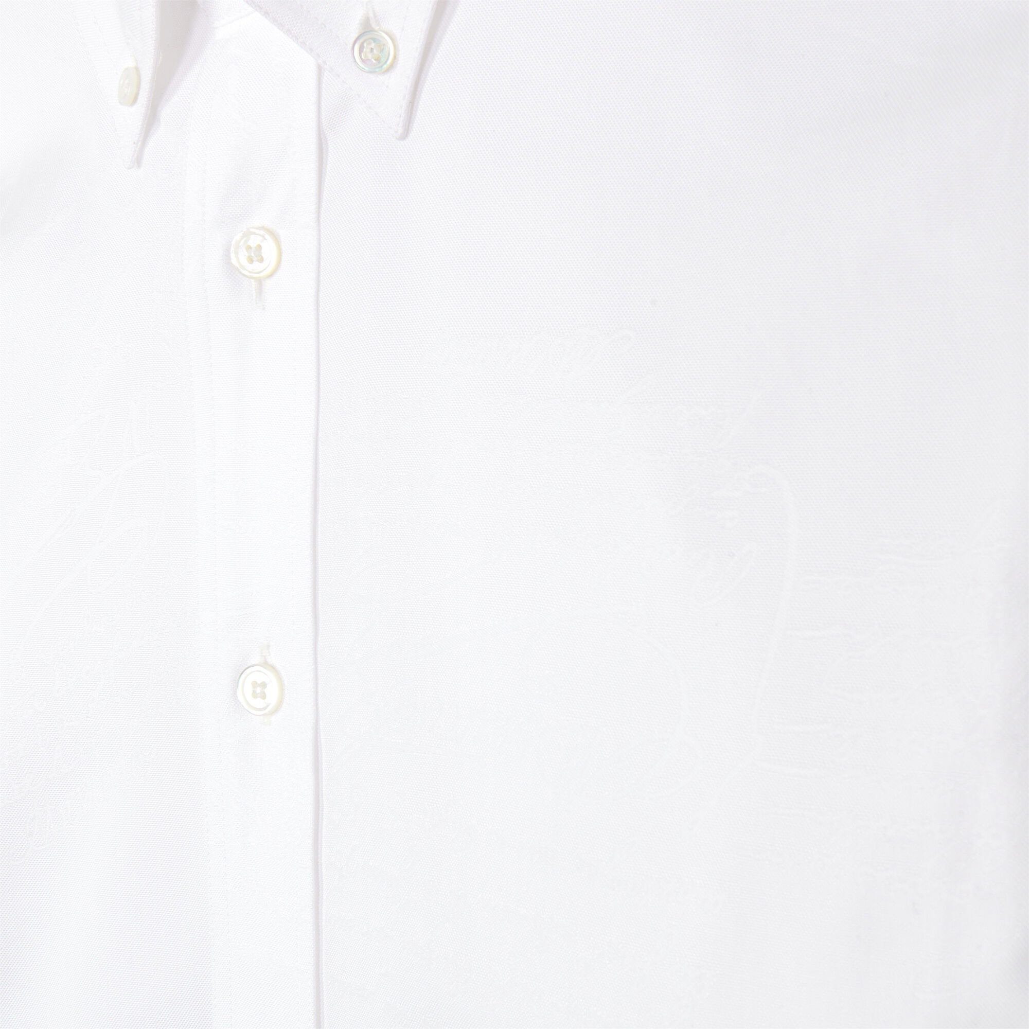 Chemise Alessandro À Col Boutonne En Coton Scritto