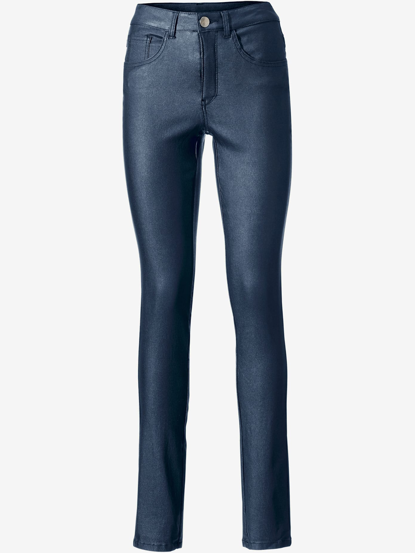 Pantalon effet ventre plat coupe skinny tendance