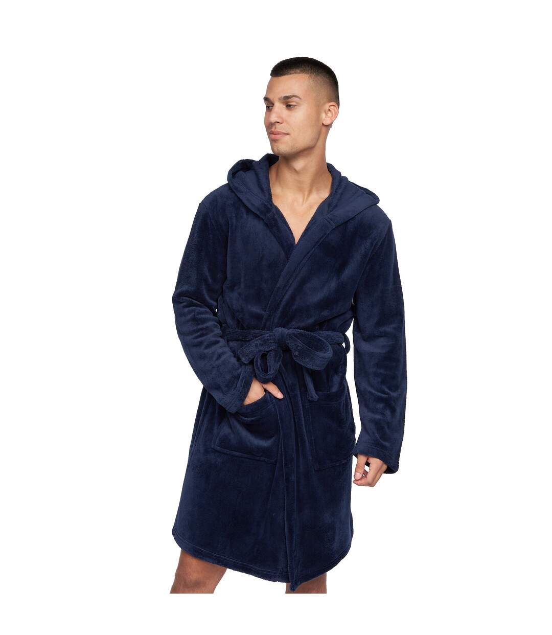 Crosshatch - Peignoir BACKDRAW - Homme (Bleu marine) - UTBG297