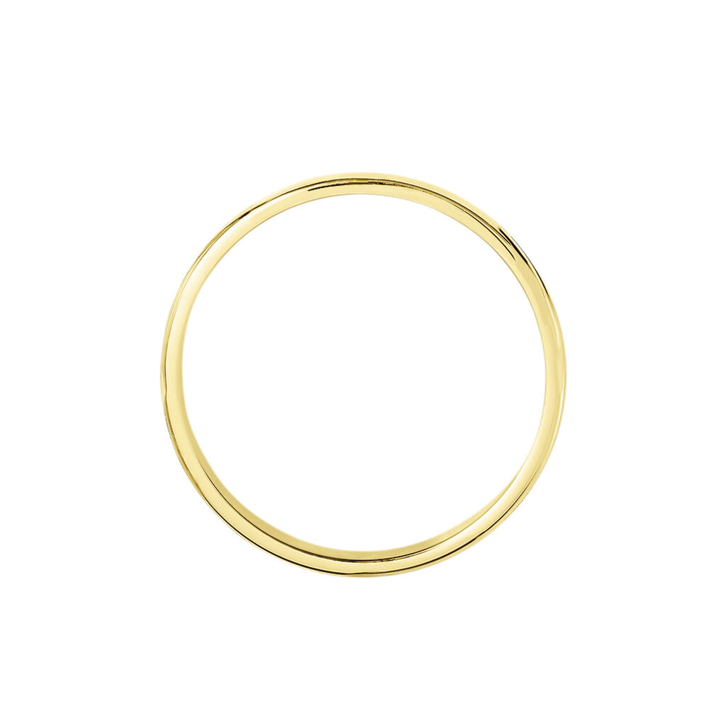 Alliance Eros Brossee Ruban Plat Or Jaune