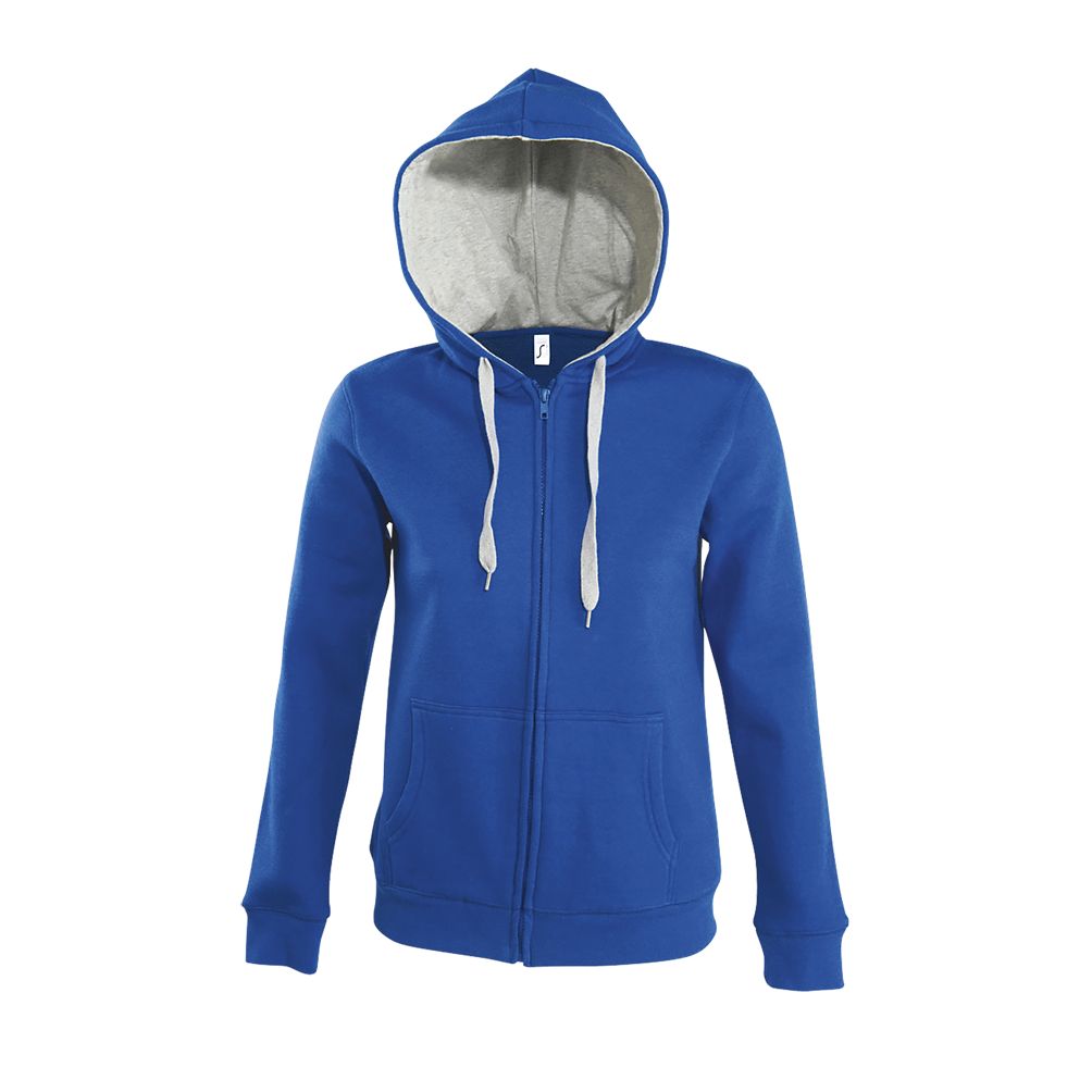 SOL'S 47100 - Veste Femme Bicolore avec Capuche Doublée Confort
