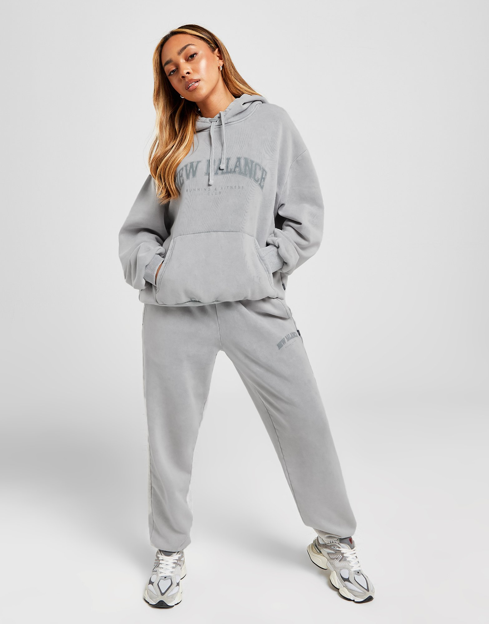 New Balance Sweat à Capuche Logo Femme