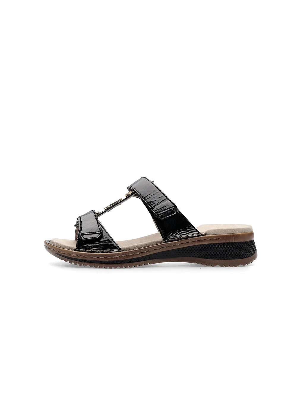 Pantolette Hawaii schwarz