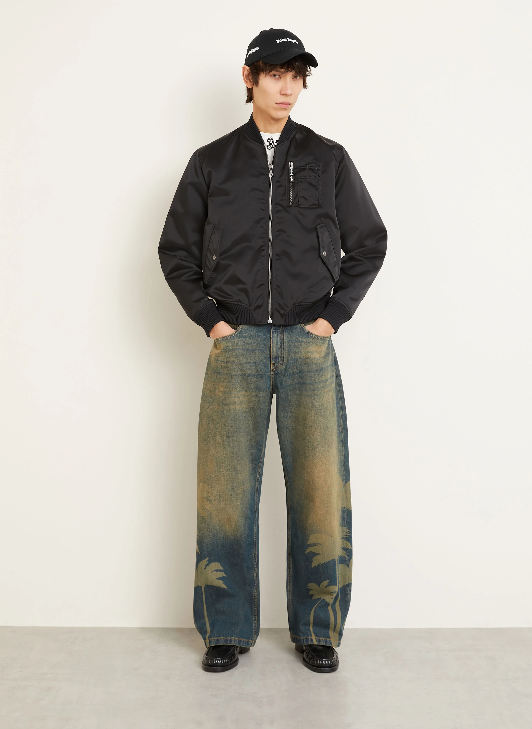 Palm Angels Jeans LASER PALMS