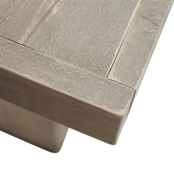 Statafel Olburg zand steigerhout 82 x 82 cm