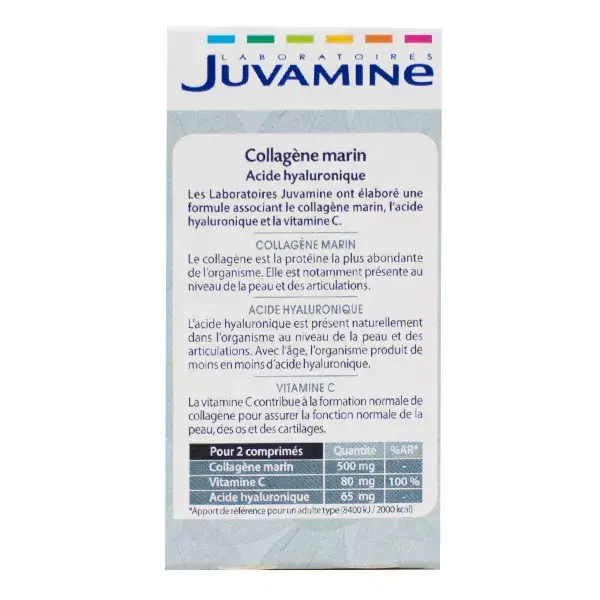 Juvamine Equilibre Colágeno Marinho Ácido Hialurônico 60 comprimidos