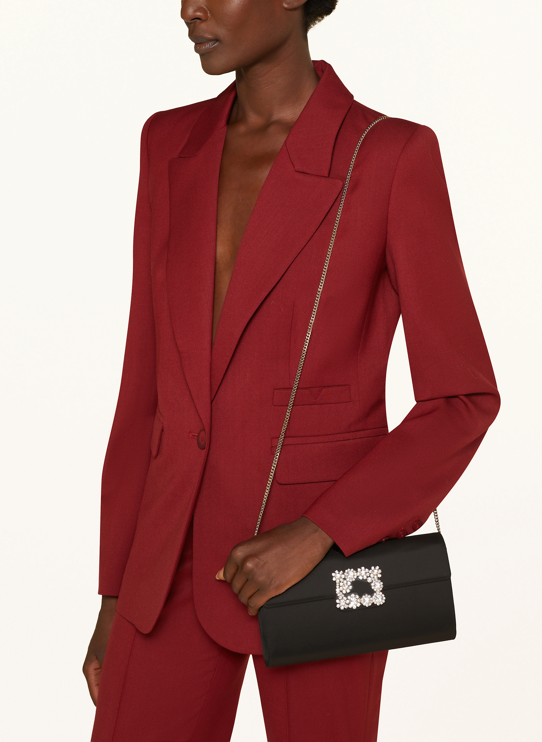 Roger Vivier Clutch mit Schmucksteinen