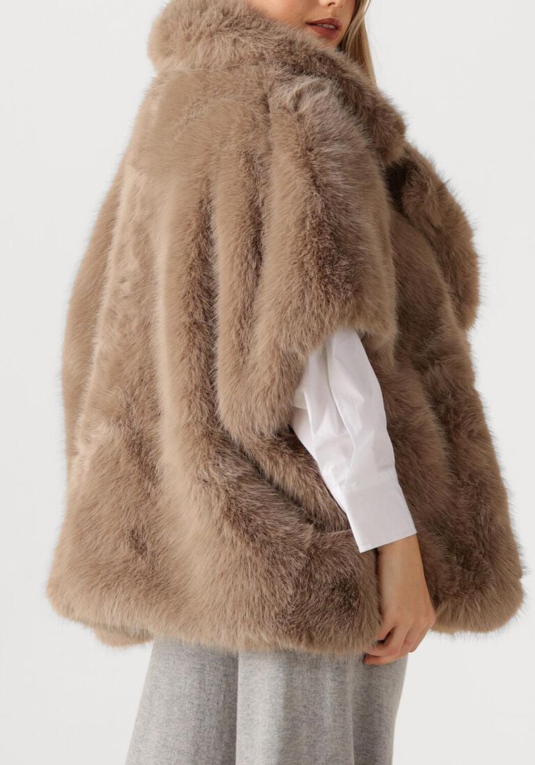 camel alter ego faux fur jas elin