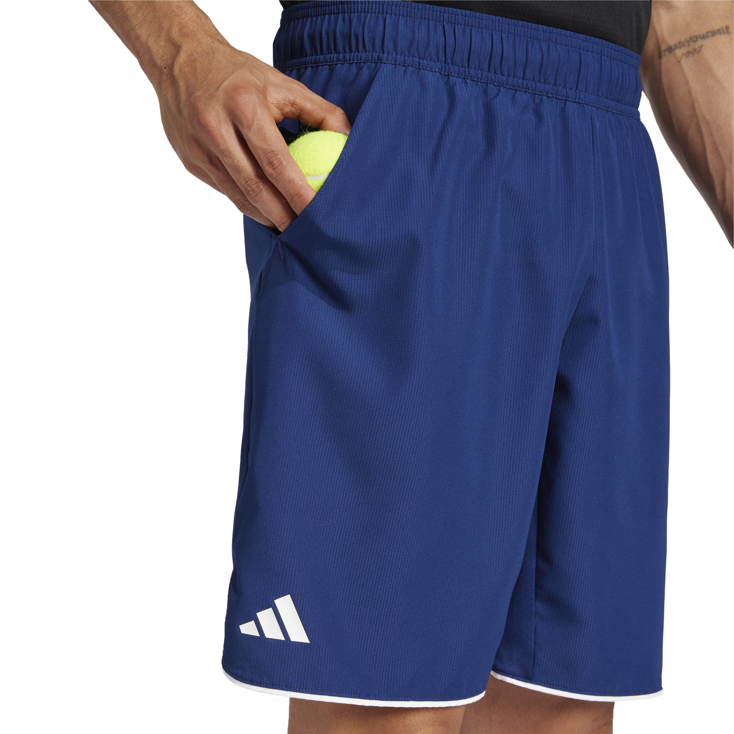 adidas Club 7in Shorts Hommes - Bleu Foncé