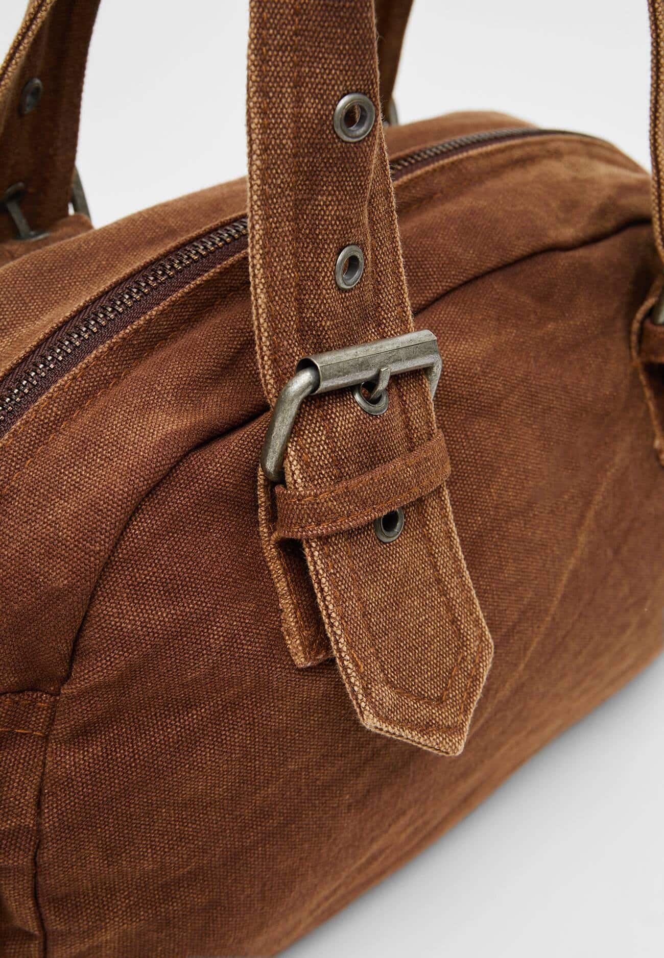 Bolsa jeans com bolsos