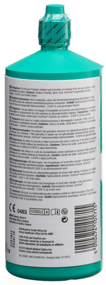 LENS PLUS OcuPure Kochsalzlösung<br>360 ml, Flasche, Lösung
