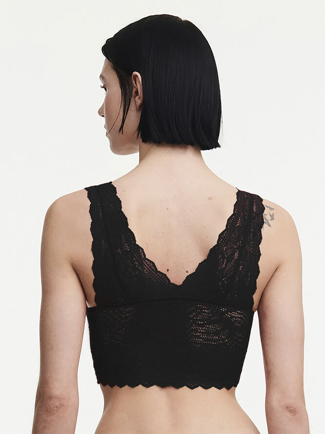 Chantelle Floral Touch Wirefree foam bra Black