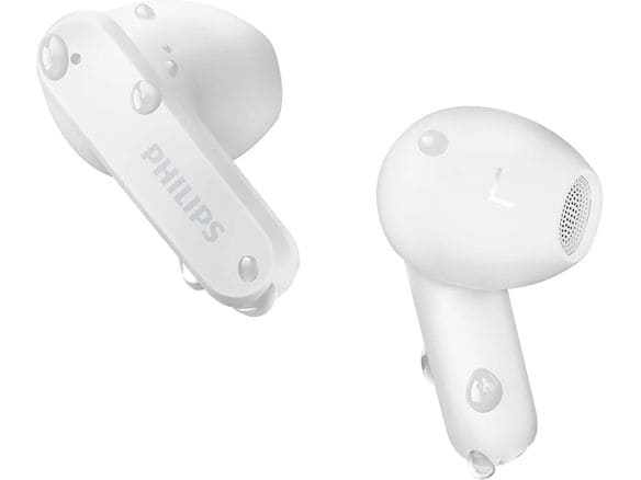 Philips True Wireless In-Ear-Kopfhörer TAT2139WT/00 Weiss Drahtlose In-Ear-Bluetooth-Kopfhörer mit langer Akkulaufzeit und dynamischem Klang