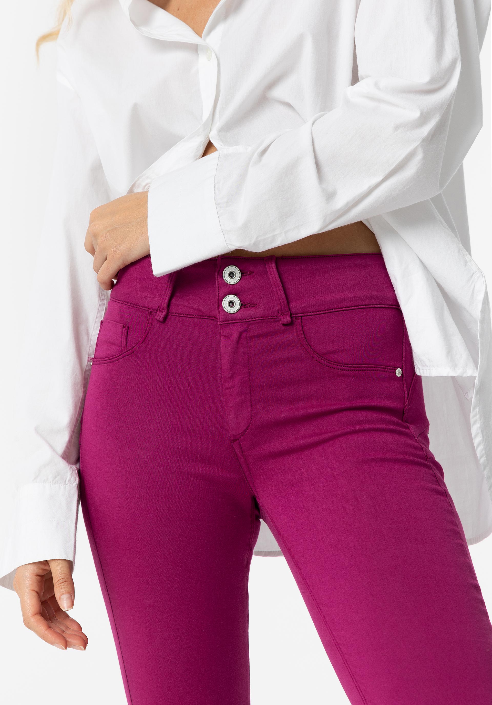 Jeans One Size Double-up Skinny Cintura Alta