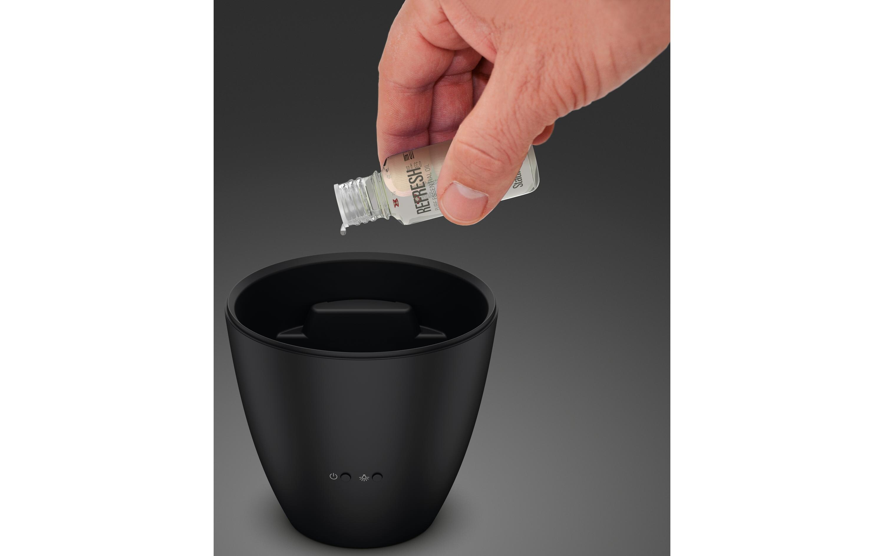 Aromavernebler Zoe SchwarzAroma Diffusor Zoe – Die glanzvolle Bedufterin